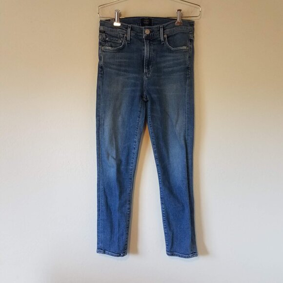 Citizens of Humanity Women's 27 Rocket Crop High Rise Skinny Jeans 1487G-989 - Picture 1 of 13